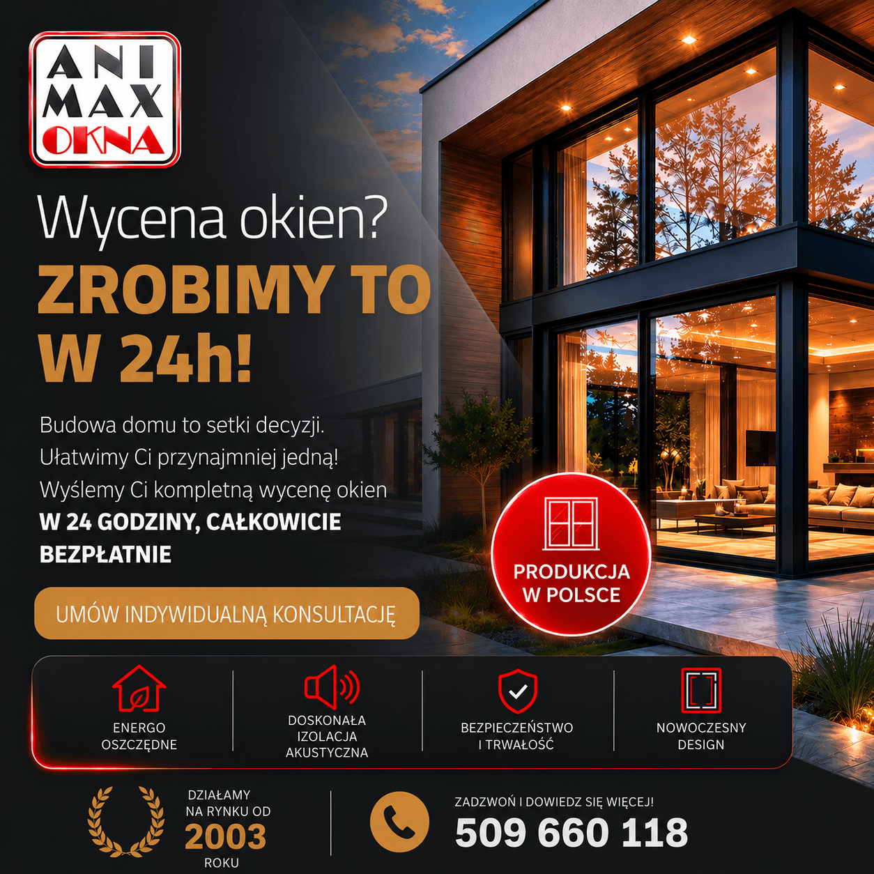 kkk — Dom modułowy 88m² Al.Solidarności 112, producent Nowa Firma
